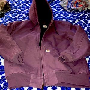 Carhartt Boys LargeHeavy Winter Jacket Coat Purple